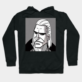 Cartoony Geralt of Rivia Hoodie